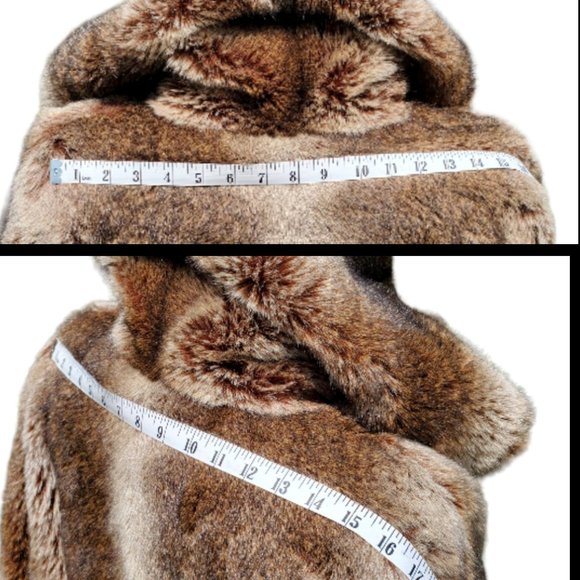 Hugo Buscati Hooded Faux Fur Coat - Picture 13 of 16